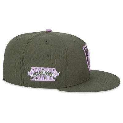 Boné New Era 5950 Las Vegas Raiders NFL Lavender Field - Foto 6