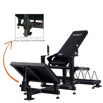 Banco Elevação Pélvica Articulada Yangfit Para Treino Glúteo - Foto 4