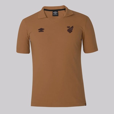 Camisa Polo do Athletico Paranaense Umbro Viagem 2025 Masculina - Foto 1