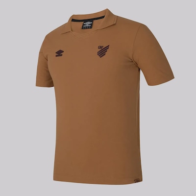 Camisa Polo do Athletico Paranaense Umbro Viagem 2025 Masculina - Foto 2