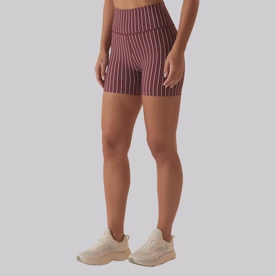 Bermuda Fila Future Sports Pinstripes Flow Feminina - Foto 1
