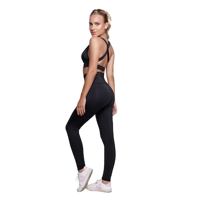 Conjunto Top bojo Costa Cruzada e Calça Suplex Vekyo Feminino - Foto 3