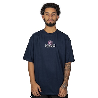Camiseta Overking Oversized Angel Money Masculina - Foto 3
