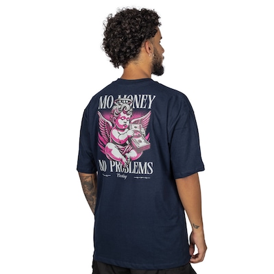 Camiseta Overking Oversized Angel Money Masculina - Foto 4
