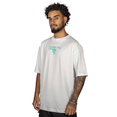 Camiseta Overking Oversized Blessed Angel Masculina - Foto 3