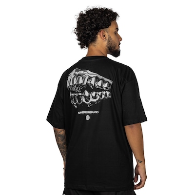 Camiseta Overking Oversized Teeth Masculina - Foto 4