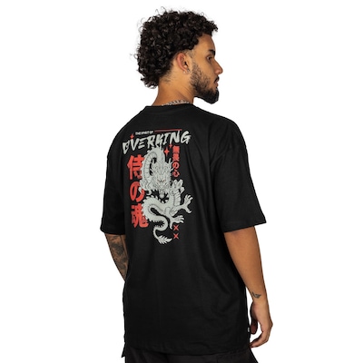 Camiseta Overking Oversized Dragão Masculina - Foto 4