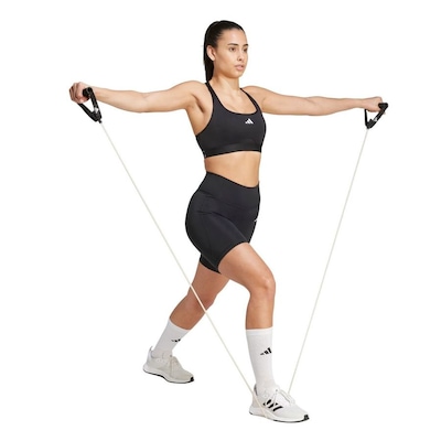 Bermuda Adidas Optime Essentials Feminina - Foto 4