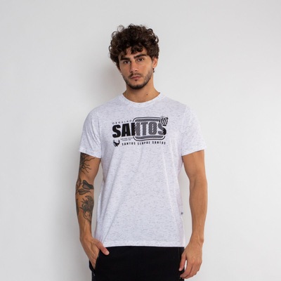 Camiseta do Santos Surf Center Clássica Oficial Orgulho Masculina - Foto 1