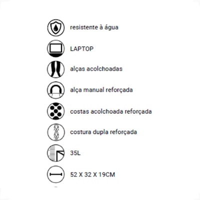 Mochila Unissex Mormaii Resistente Á Água 35 Litros - Foto 6