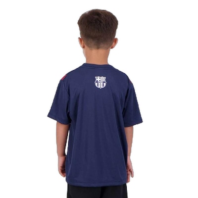 Camiseta do Barcelona Braziline Stamina Infantil - Foto 2