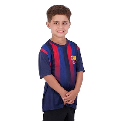Camiseta do Barcelona Braziline Stamina Infantil - Foto 5