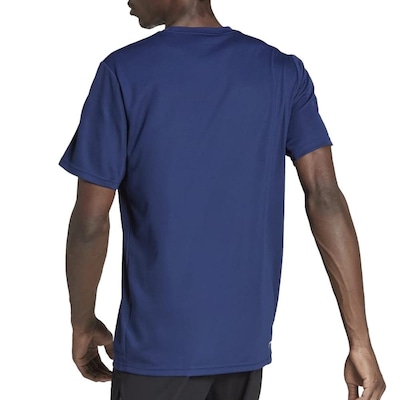 Camiseta adidas Essentials 3 Listras Masculina - Foto 2