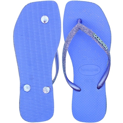 Chinelo Havaianas Slim Square Sparkle Feminino - Foto 3