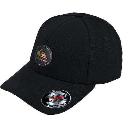 Boné Adulto Quiksilver Hologram Full Logo Patch Aba Curva - Foto 1