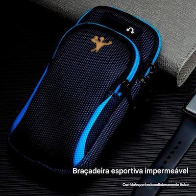 Mini Pochete de Braço Gold Sports Esportiva - Foto 5