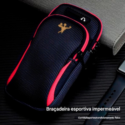 Mini Pochete de Braço Gold Sports Esportiva - Foto 5