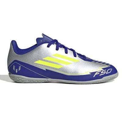 Chuteira Futsal Infantil adidas Messi F50 Club - Foto 1