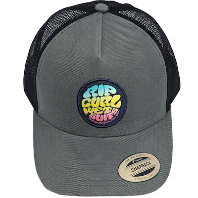 Boné Adulto Rip Curl Wetsuit Icon Trucker Washed Aba Curva - Foto 1