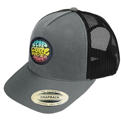 Boné Adulto Rip Curl Wetsuit Icon Trucker Washed Aba Curva - Foto 4