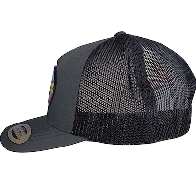 Boné Adulto Rip Curl Wetsuit Icon Trucker Washed Aba Curva - Foto 5