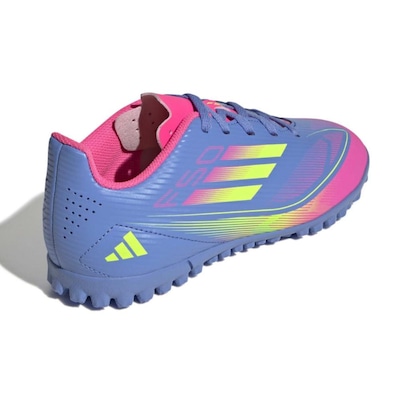 Chuteira Society Infantil adidas F50 Club - Foto 4