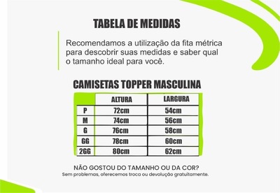 Camiseta Masculina Topper Classic New - Foto 5