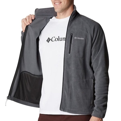 Jaqueta Masculina Columbia sem Capuz Fast Trek II Fleece - Foto 4