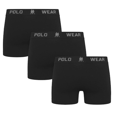 Cueca Boxer Polo Wear - 3 Unidades - Masculina - Foto 2