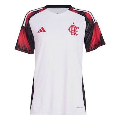 Camisa do Flamengo II 2025/26 adidas CR Feminina - Foto 1