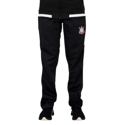 Agasalho Conjunto Jaqueta Calça Feminino Corinthians Trilobal SPR - Foto 5