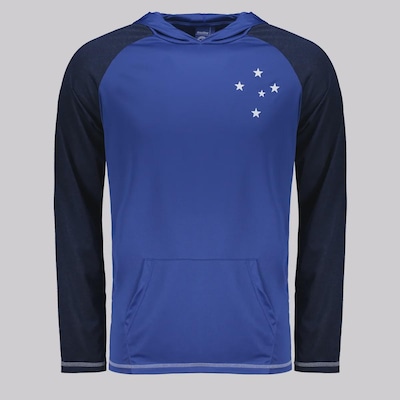 Camisa do Cruzeiro Manga Longa Laçado Masculina - Foto 1