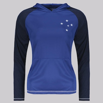 Camisa do Cruzeiro Manga Longa  Laçado Feminina - Foto 1