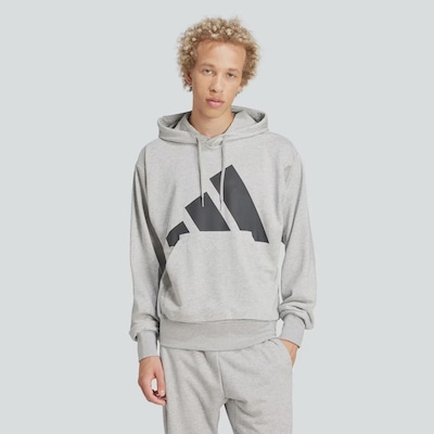 Blusão de Moletom Masculino adidas Essentials Big Logo com Capuz - Foto 1