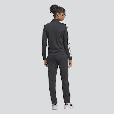 Agasalho Feminino adidas TR 3 Stripes sem Capuz - Foto 2