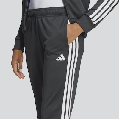 Agasalho Feminino adidas TR 3 Stripes sem Capuz - Foto 6