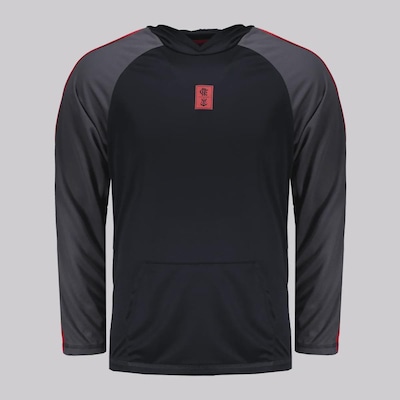 Camisa do Flamengo Manga Longa Laçado Masculina - Foto 1