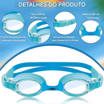 Óculos de Natação Gold Sports Kids Little Bubble - Adulto - Foto 2