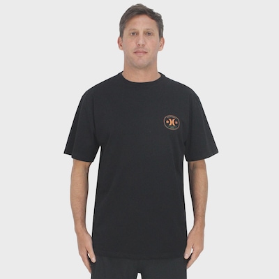 Camiseta Hurley Bottle Over Black Plus Size Masculina - Foto 1