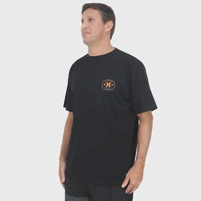 Camiseta Hurley Bottle Over Black Plus Size Masculina - Foto 3