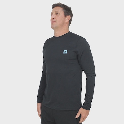 Camiseta para Surf Hurley Mini Icon II Masculina - Foto 4