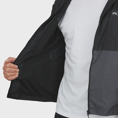 Jaqueta Corta Vento Masculina Rusty Duo Black Grey - Foto 3