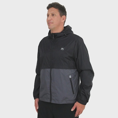 Jaqueta Corta Vento Masculina Rusty Duo Black Grey - Foto 4