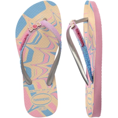 Chinelo Havaianas Slim Glitter II Infantil - Foto 5