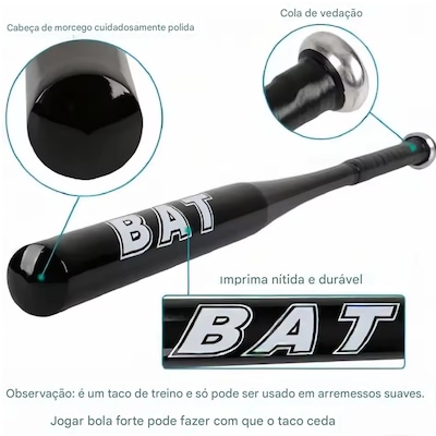 Taco de Alumínio Gold Sports Bat 51 cms - Infantil - Foto 3