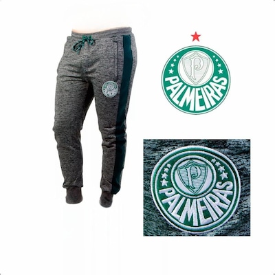 Calça Moletom do Palmeiras Surf Center Especial Masculina - Foto 4