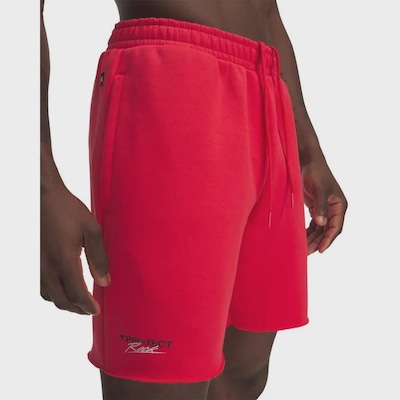 Shorts Under Armour Project Rock Icon Fleece Masculino - Foto 3
