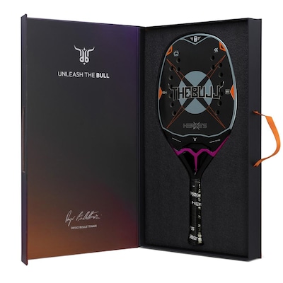 Raquete de Beach Tennis Heroes The Bull 2025 Box Especial - Foto 2