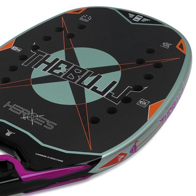 Raquete de Beach Tennis Heroes The Bull 2025 Box Especial - Foto 4