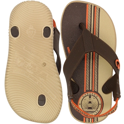 Chinelo de Dedo Infantil Cartago Atlanta Elástico - Foto 3